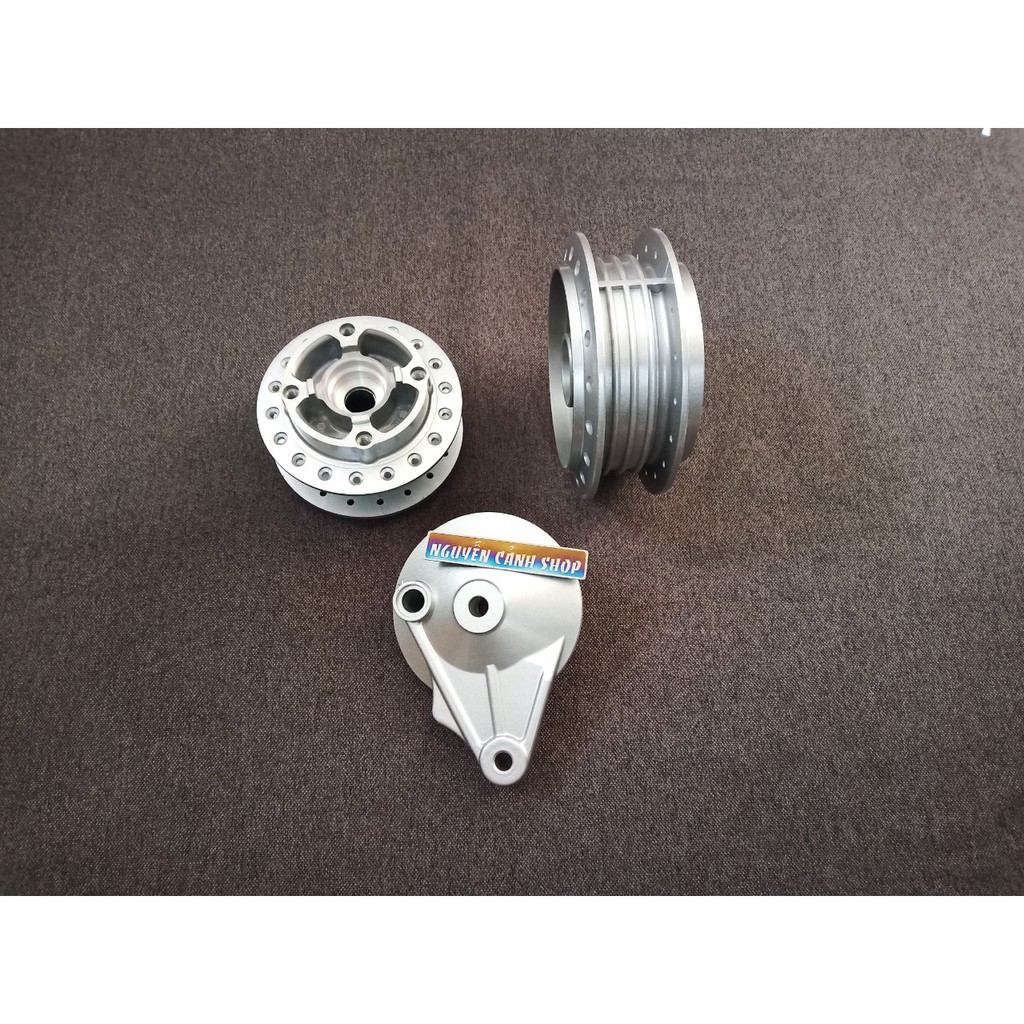 Đùm trước sau sirius wave s110 má đùm luôn 3 món