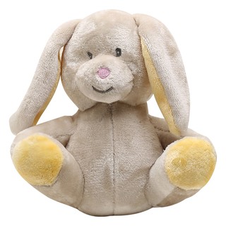 Thú Nhồi Bông Thỏ Xám Tai Vàng Little Footprints 100% sợi Polyester