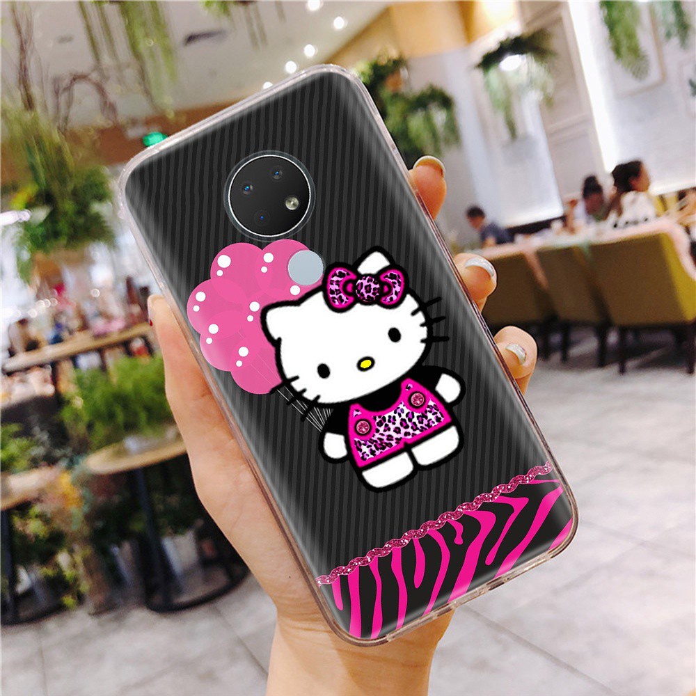 Ốp Điện Thoại Mềm Trong Suốt Hình Hello Kitty Cho Asus Zenfone Max Plus Shot 4 Selfie M1 M2 Peg4S Pro