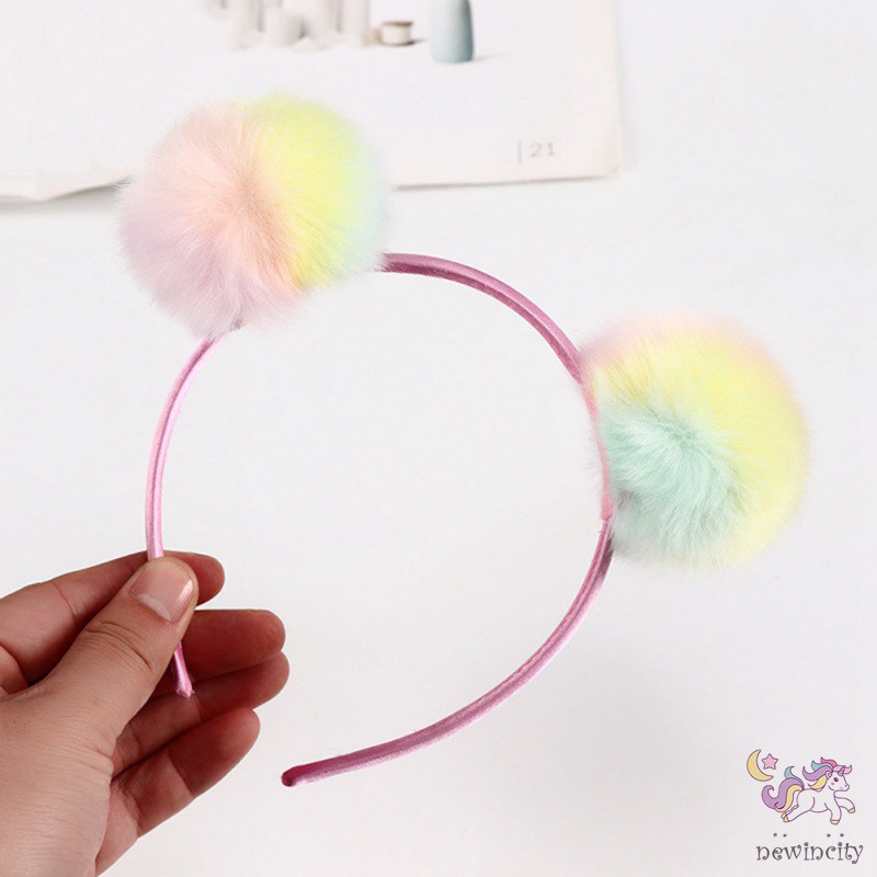 Băng Đô Cài Tóc Hình Tai Mèo Đáng Yêu Cho Bé Gái