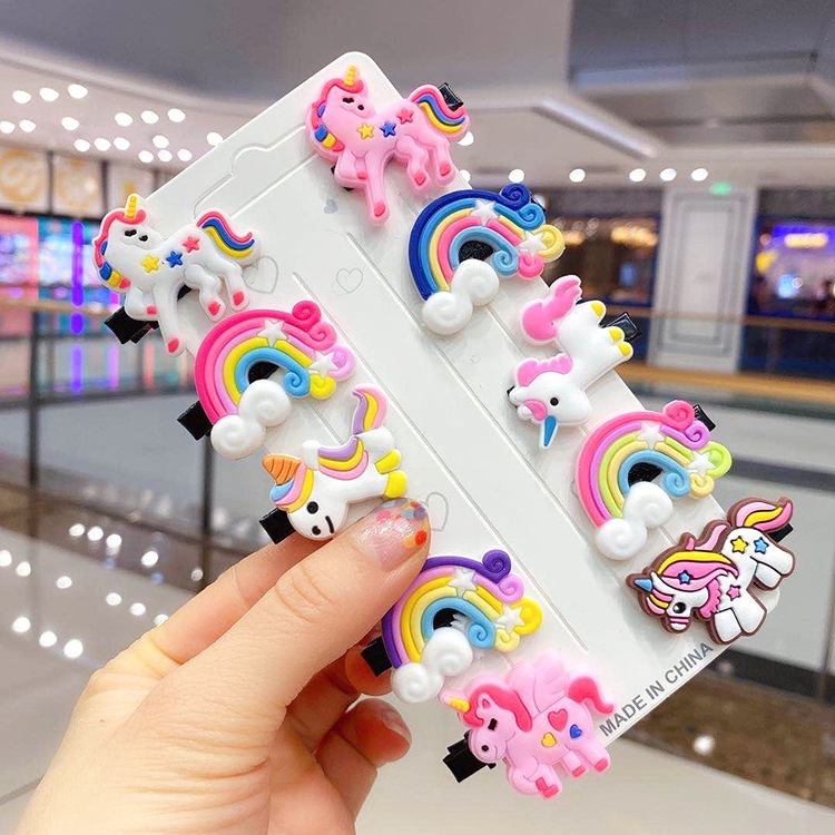 Set 10 Kẹp Tóc Hình Kem Và Kẹo Dễ Thương Cho Bé Gái