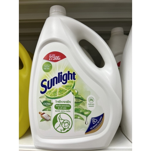 Nước rửa chén sunlight thiên nhiên 3,6kg