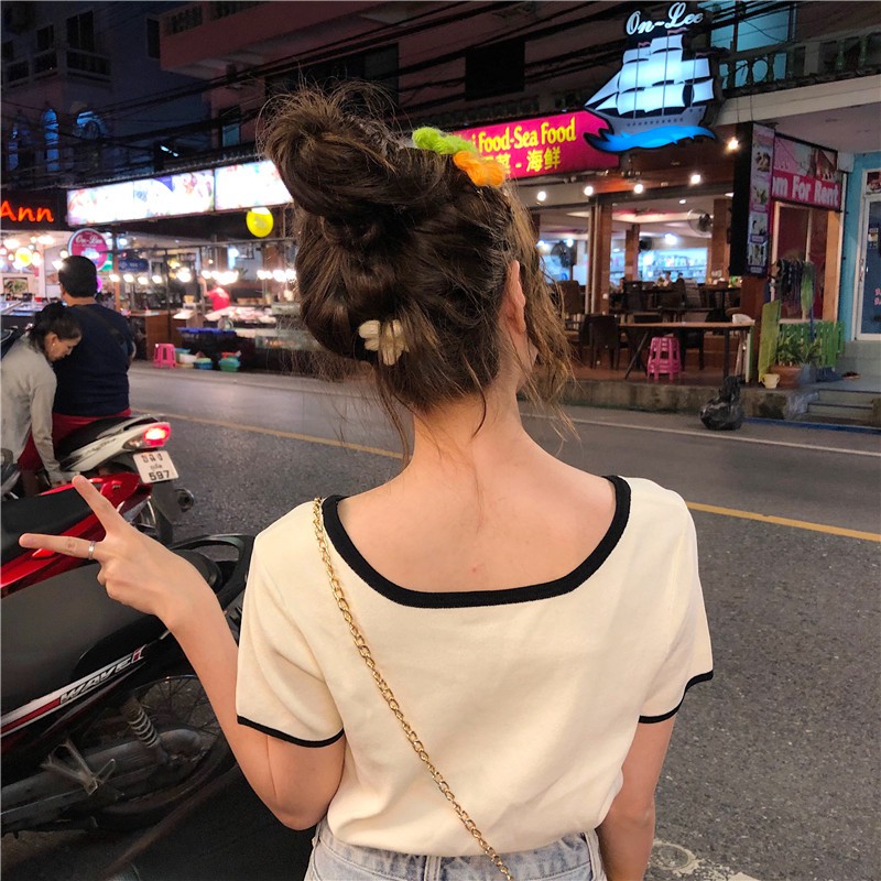 [Hàng có sẵn] Áo croptop len nữ Ulzzang Quảng Châu ALC16 | BigBuy360 - bigbuy360.vn