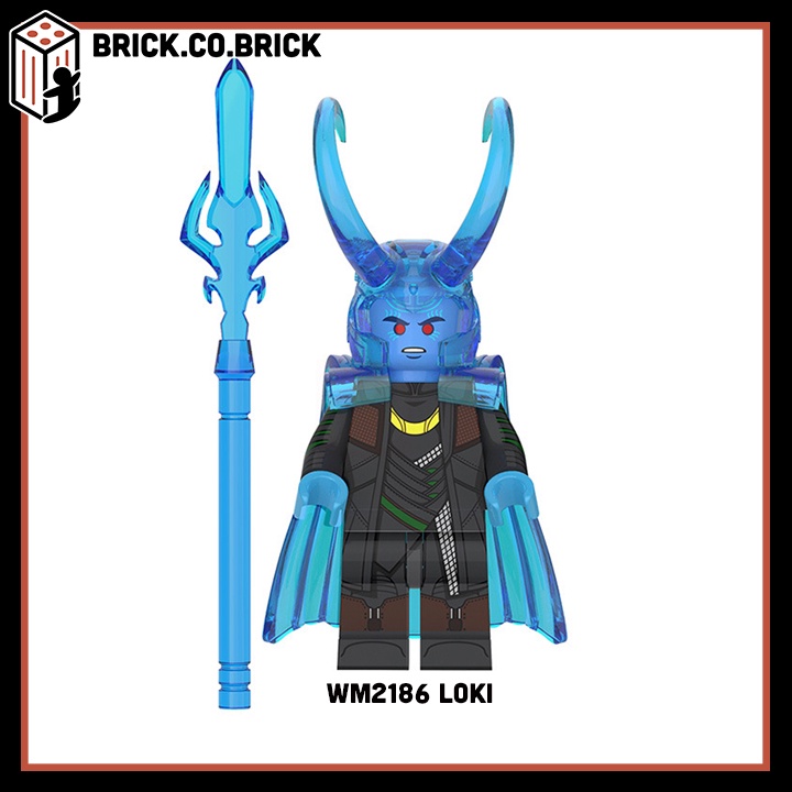 Loki Đồ Chơi Lắp Ráp Minifigure Siêu Anh Hùng Marvels Super Hero WM6118
