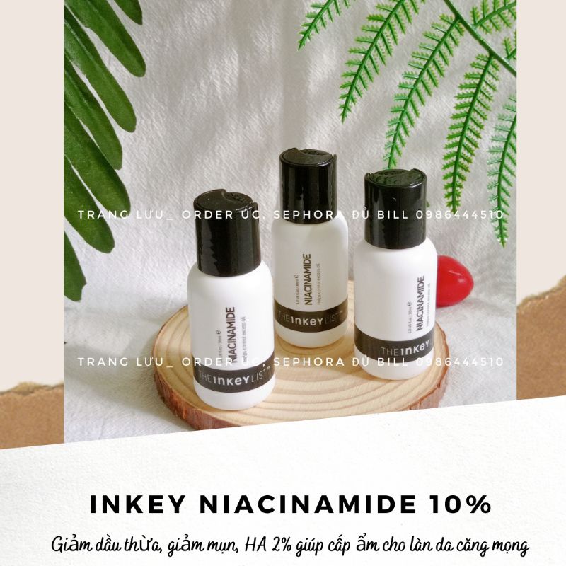 BILL US_ Tinh Chất Kháng Mụn Mờ Thâm The Inkey List Nacinamid 30ml