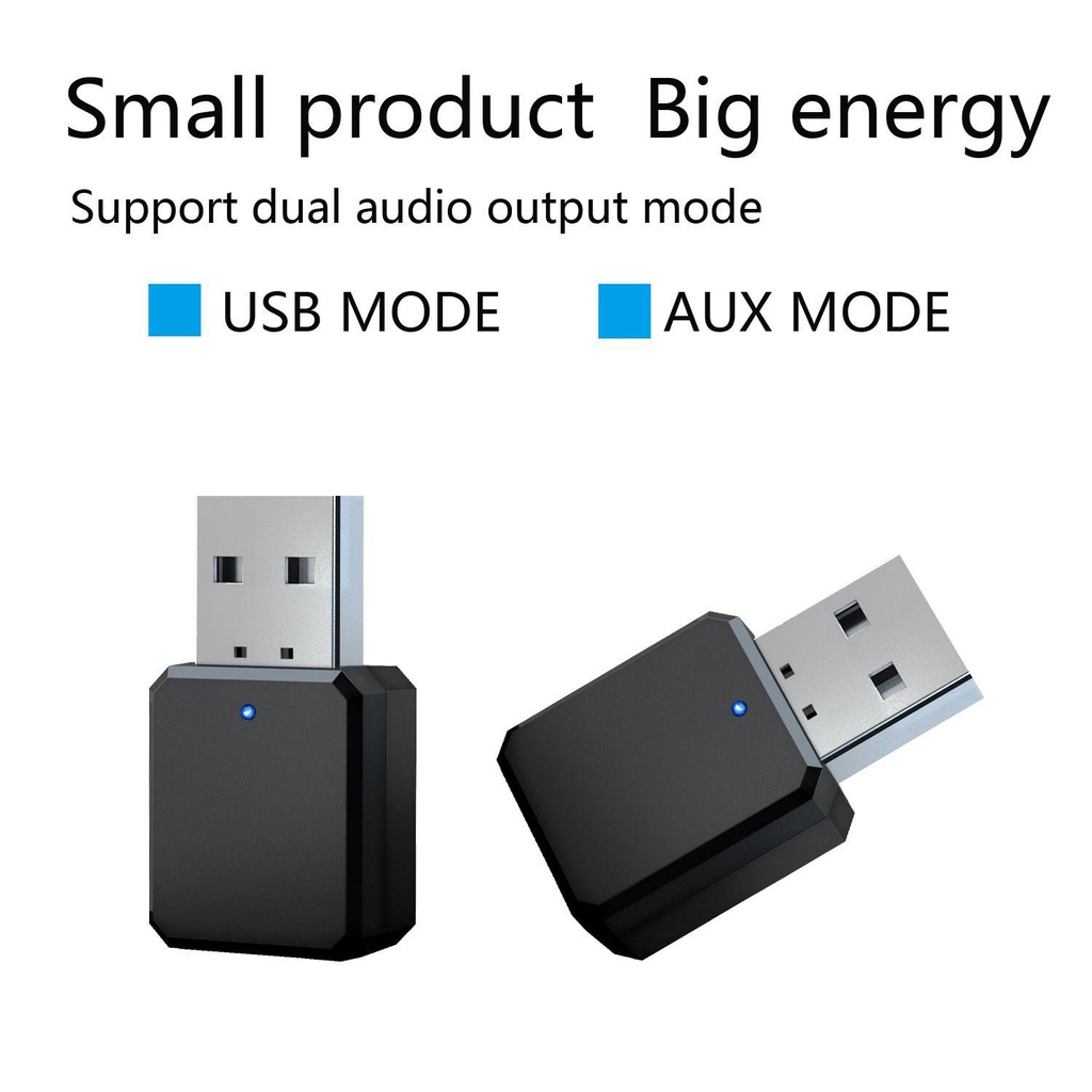 BTLIMER Bộ Chuyển Đổi Loa Bluetooth USB Cho Xe Hơi
