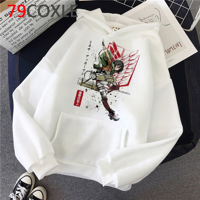 Áo Hoodie Họa Tiết Attack On Titan Y2K Phong Cách Hip Hop Cá Tính Cho Nam