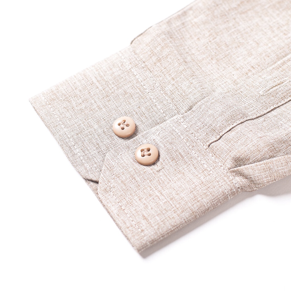 Áo sơ mi Linen cao cấp JKSG, áo vải Linen mềm mịn thoáng mát, form chuẩn Hàn Quốc, sơ mi basic dễ phối đồ
