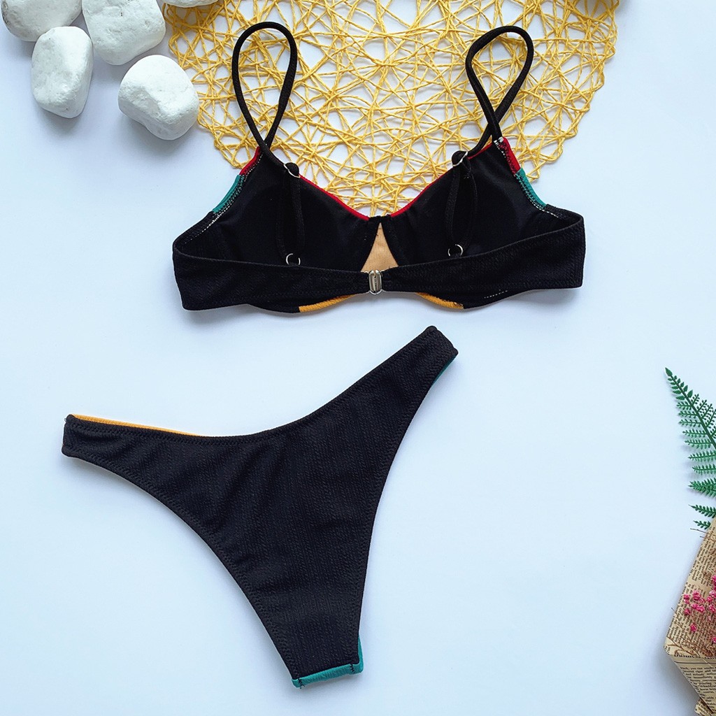 Bộ Bikini Màu Trơn Quyến Rũ Cho Nữ | BigBuy360 - bigbuy360.vn