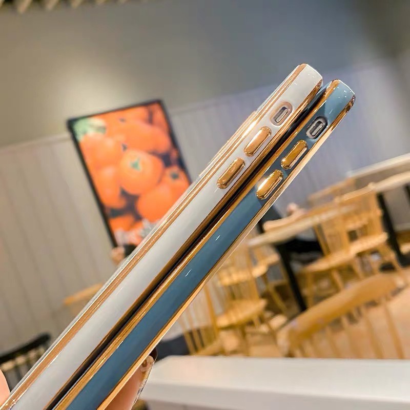 Ốp lưng iphone, viền xi dẻo mạ vàng độ iphone 12 cho plus/7/7plus/8/8plus/x/xs/xs max/11/11 promax/12pro/12promax