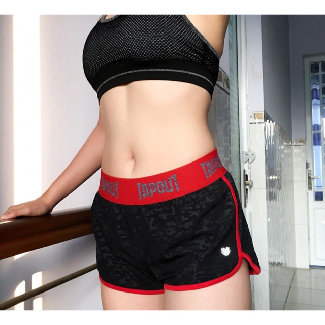 Quần đùi tập 2 lớp