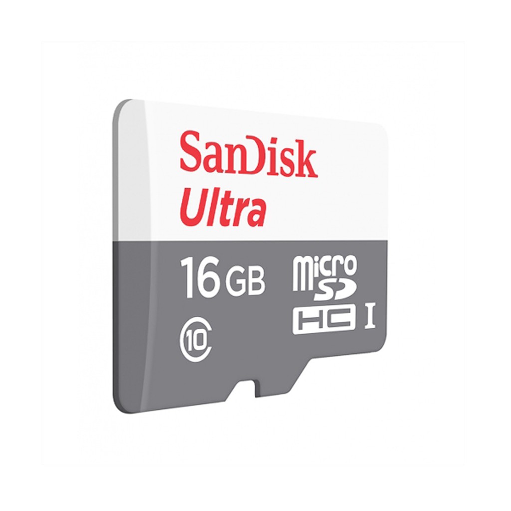 Thẻ nhớ micro SDHC Sandisk 16GB upto 80MB/s 533X Ultra UHS-I tặng Adapter