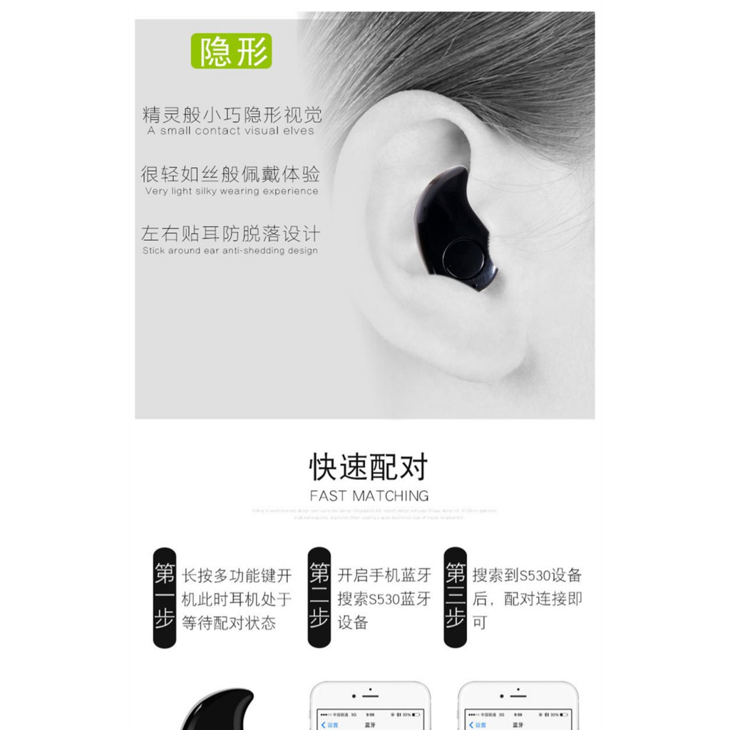 Earphones True Wireless Bluetooth Headset Double Ear Tws Sports Into The Ear Invisible Applicable Apple Hua Is Oppo Mill