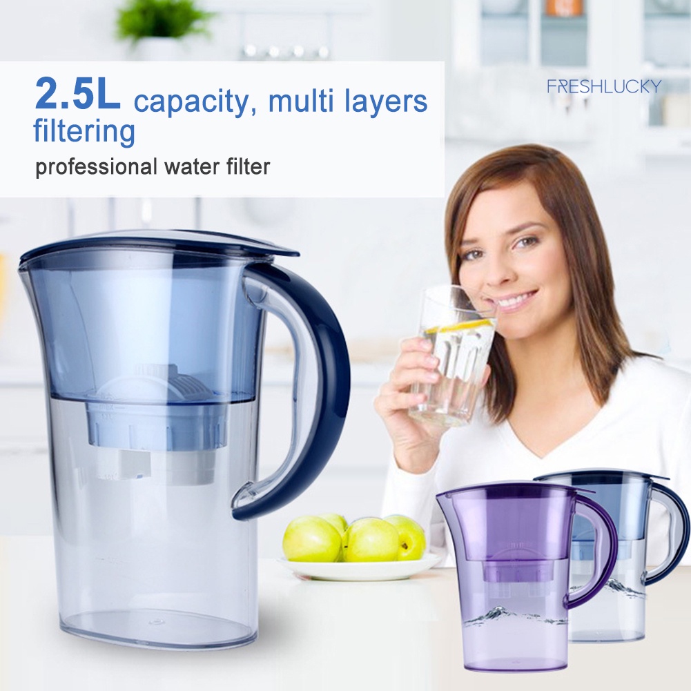 Ấm đựng lọc nước lạnh than hoạt hính 2.5L cho nhà