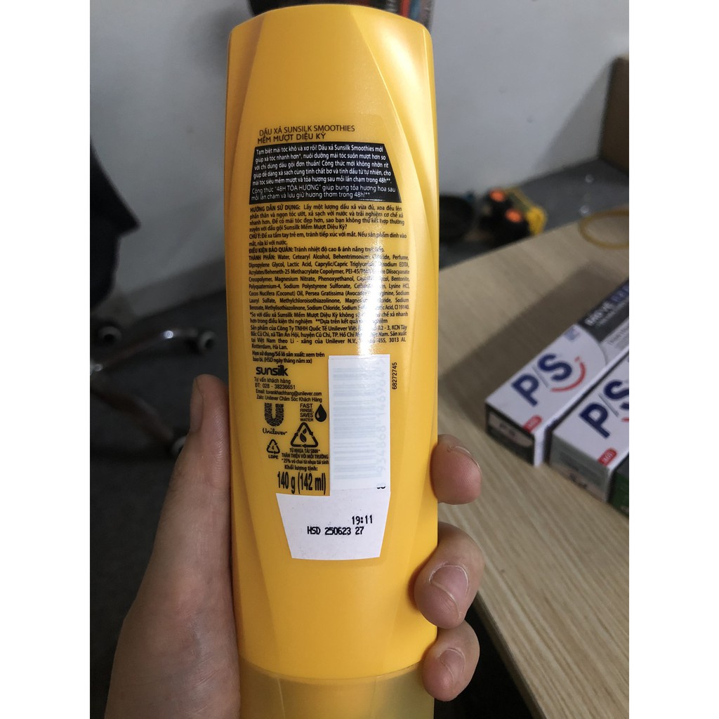 Dầu Xả Sunsilk 140g Vàng Mềm Mượt Diệu Kỳ Hàng Tặng Chính Hãng Để Có Mái Tóc đẹp