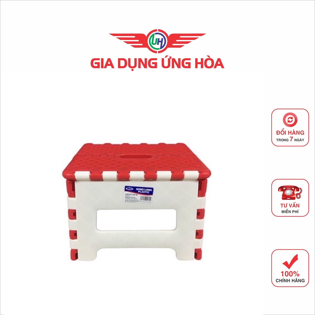 Ghế Gấp Gọn nhựa Song Long PLASTIC dày dặn cứng cáp