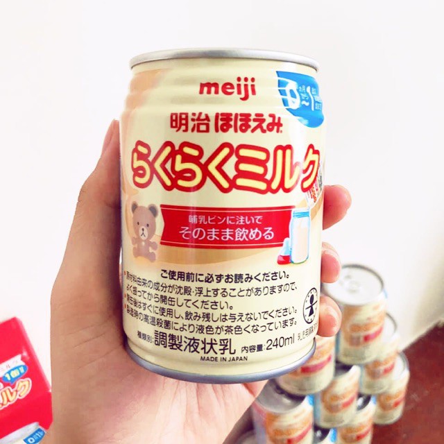 Sữa Meiji pha sẵn 240ml/lon