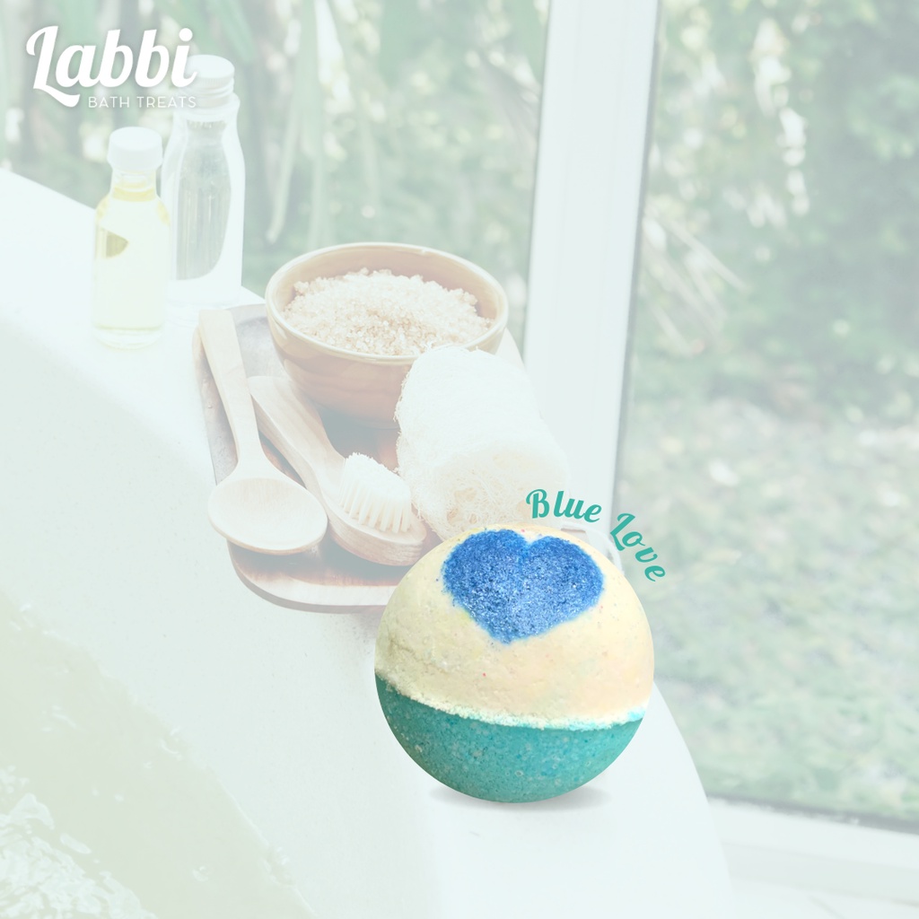 BLUE LOVE  Bath bomb / Viên sủi bồn tắm / Bom tắm