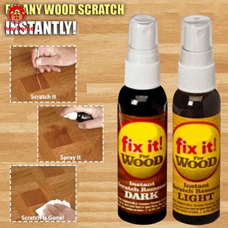 2 Pcs Instant Fix Wood Scratch Remover Repair Paint for Wooden Table Bed Floor