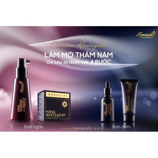 Bộ 4sp giảm nám chuyên sâu hanayuki