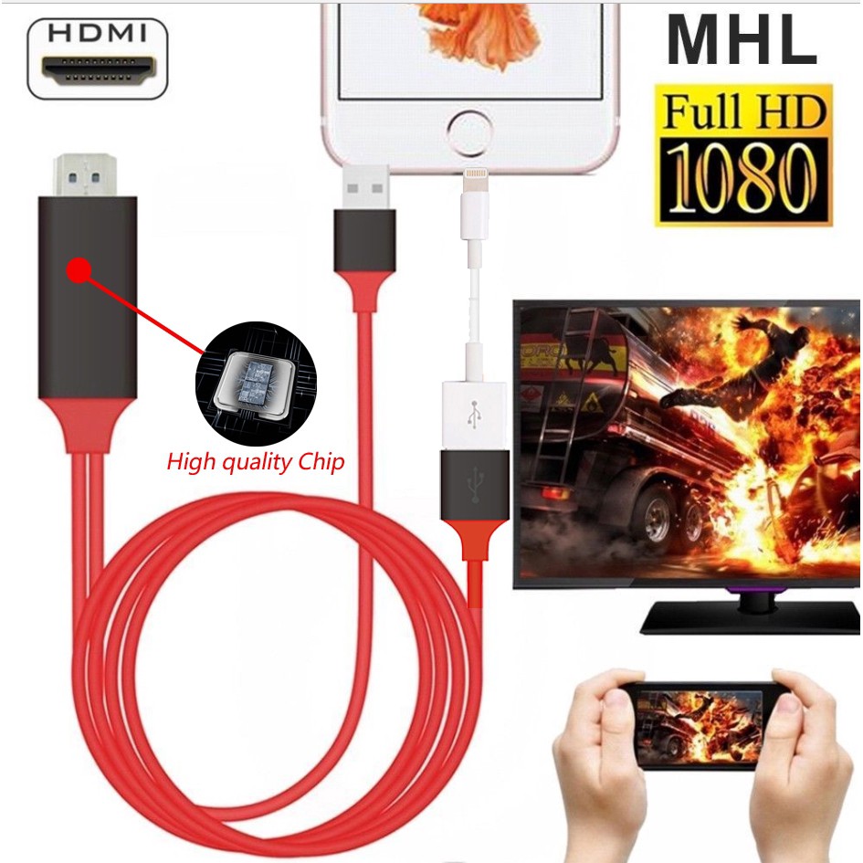 Cáp Hdmi Tv Hd Iphone Samsung Oppo Hdmi Tv Cho Ios Android