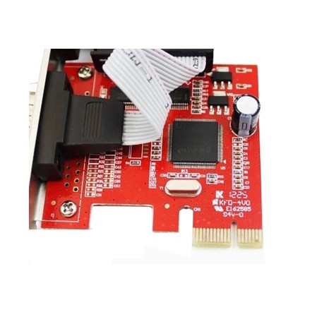 Bộ chuyển đổi khe PCI Express sang 2 Com 9 RS 232 Unitek Y7504 Card PCI Express