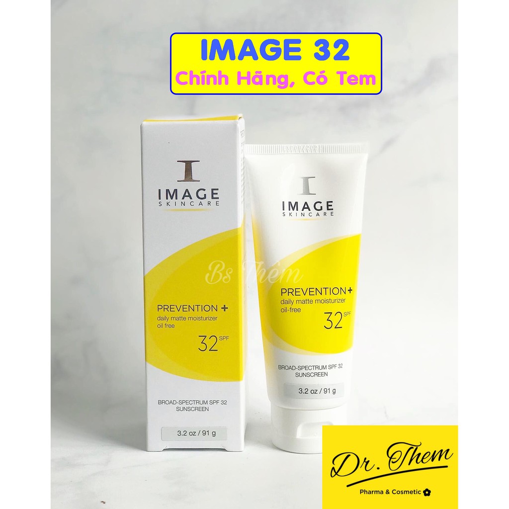 Kem Chống Nắng IMAGE SPF 32 Cho Da Dầu - Image Skincare Prevention Daily Matte SPF32 91g - 170g