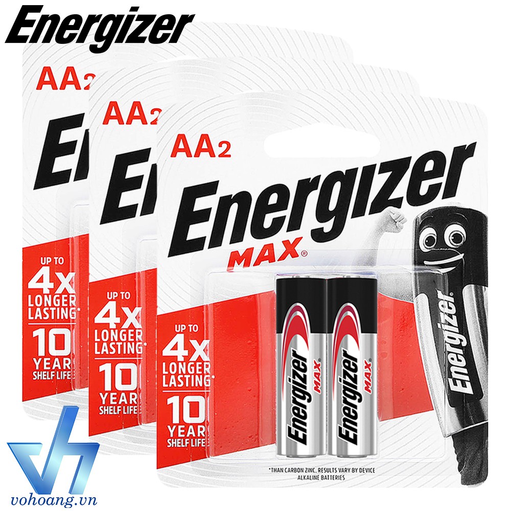 Bộ 6 pin AA Alkaline Energizer E91 chất lượng cao, tương thích mọi thiết bị