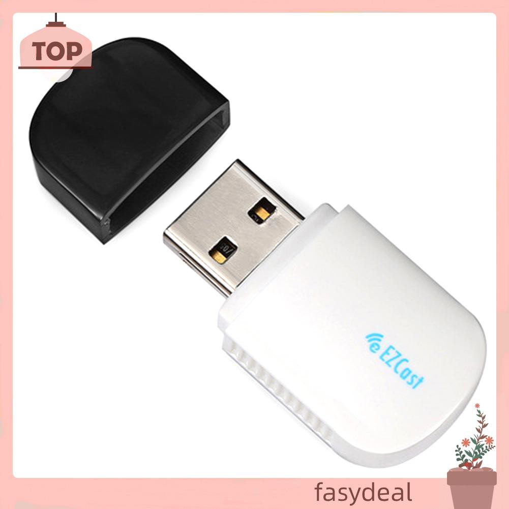 (Fas) Usb Thu Sóng Wifi Băng Tần Kép Wifi Ezcast 2.4g + 5g Usb 600mbps