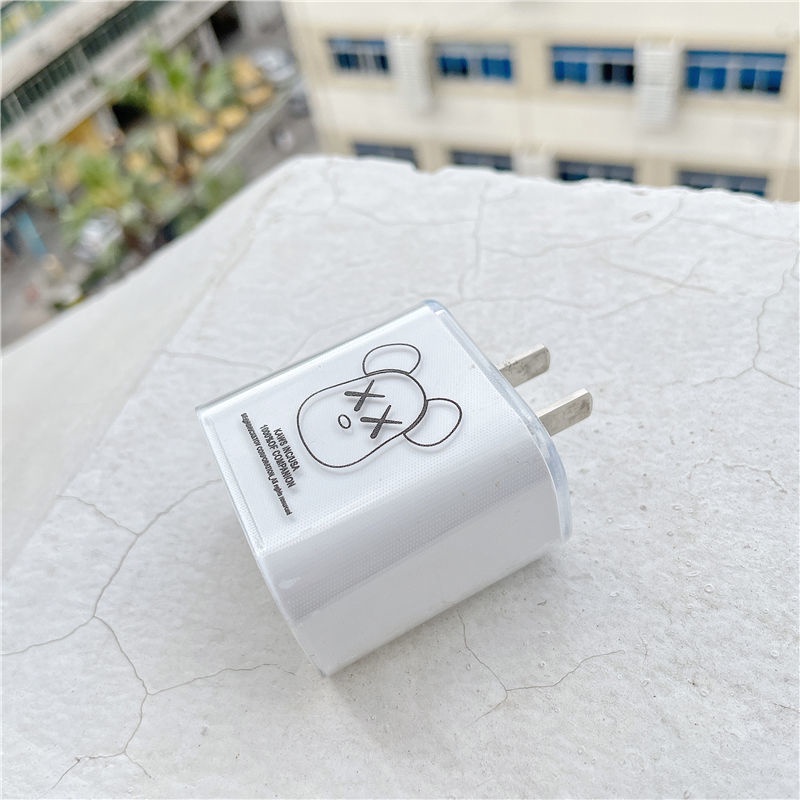 Vỏ trong suốt bảo vệ đầu sạc nhanh 18w / 20w cho Iphone 11Pro 12