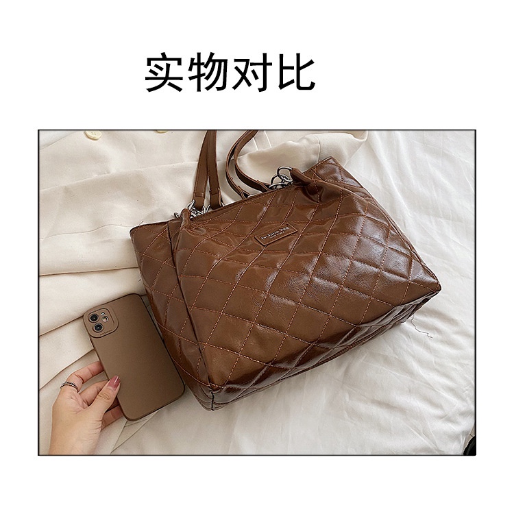 Túi Xách JASMIN NOIR Đeo Chéo Họa Tiết Sọc Caro Đơn Giản Thời Trang Dành Cho Nữ