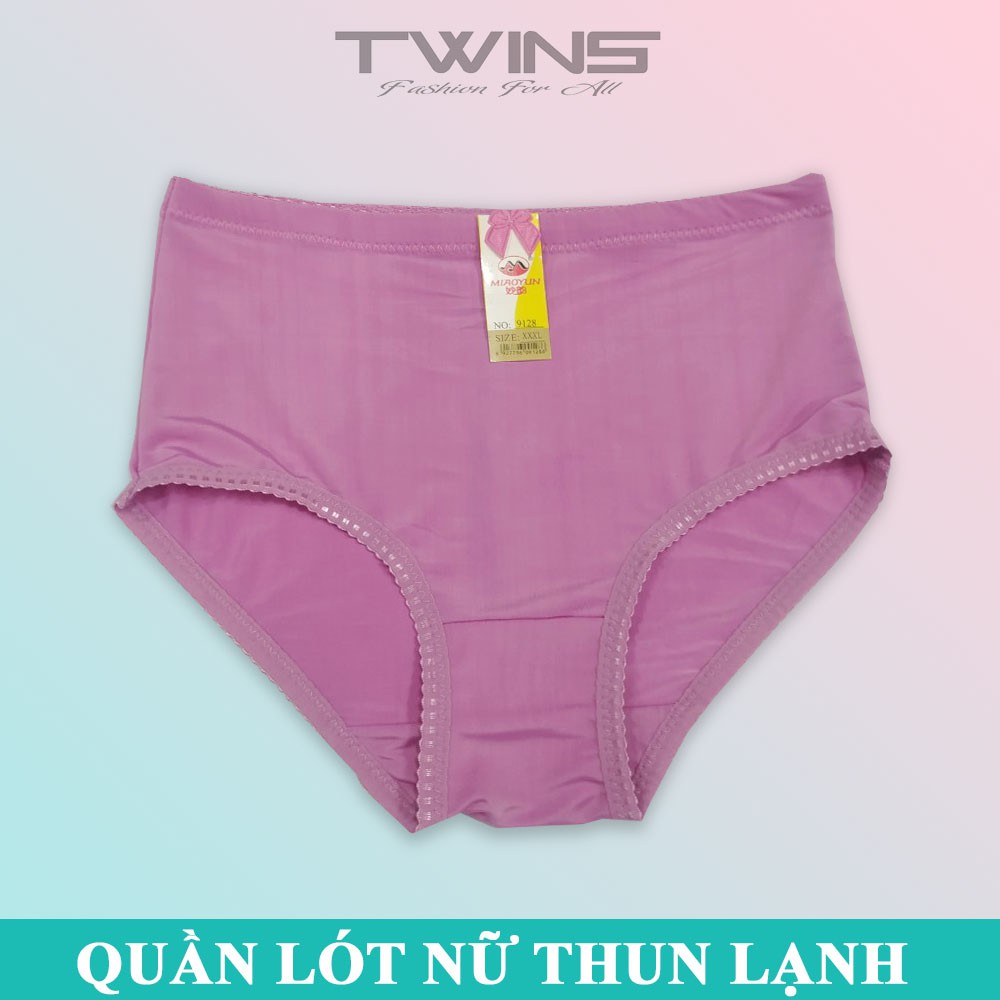 Quần lót nữ thun lạnh trơn cao cấp SD9128 dạng cạp cao định hình ôm bụng chất liệu mềm mại thoáng mát size từ 55kg-65kg