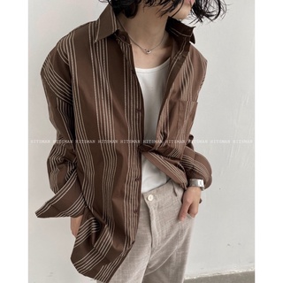 Áo sơ mi thô kẻ hitsman hn18