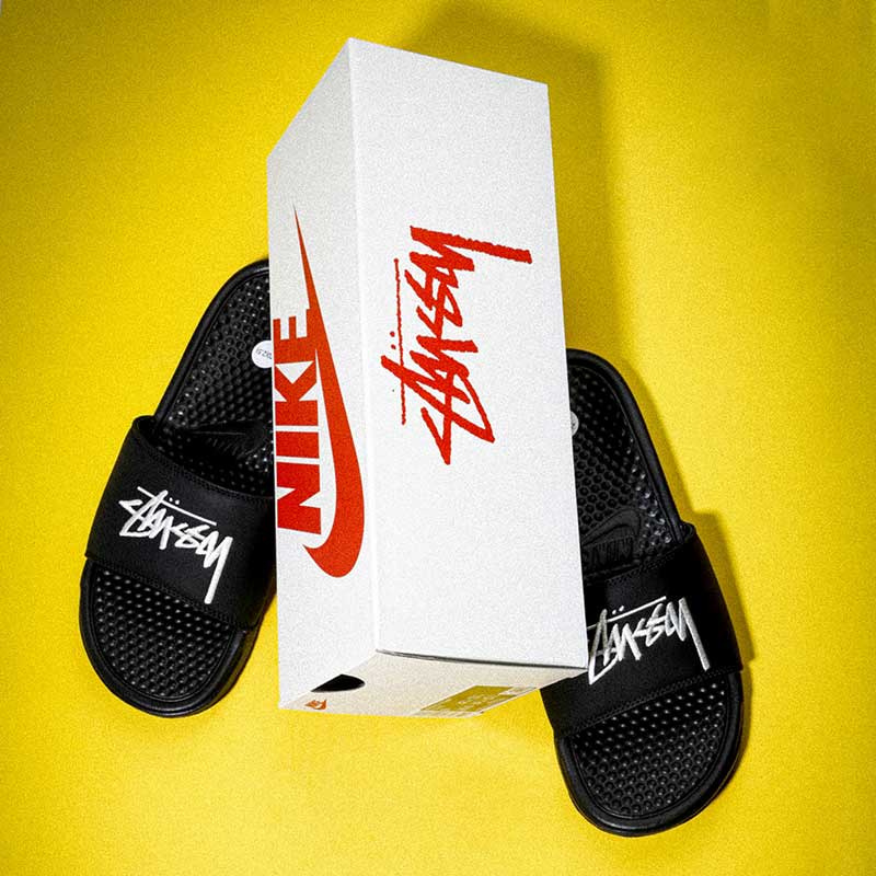 Stussy Dép Lê Thể Thao Thời Trang Đi Biển Năng Động cw2787-001