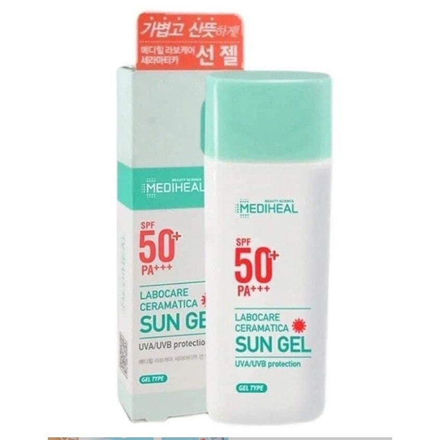 Gel chống nắng làm dịu da kích ứng Mediheal Labocare Ceramatia SPF 50+ / PA+++ fullsize 50ml