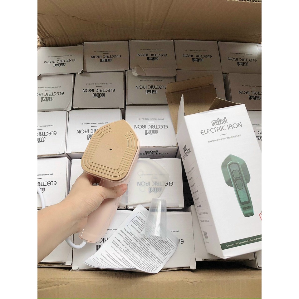 Bàn Là Hơi Nước Cầm Tay Du Lịch Mini Công Suất 33W Bàn Ủi Hơi Nước Mẫu Mới Cao Cấp