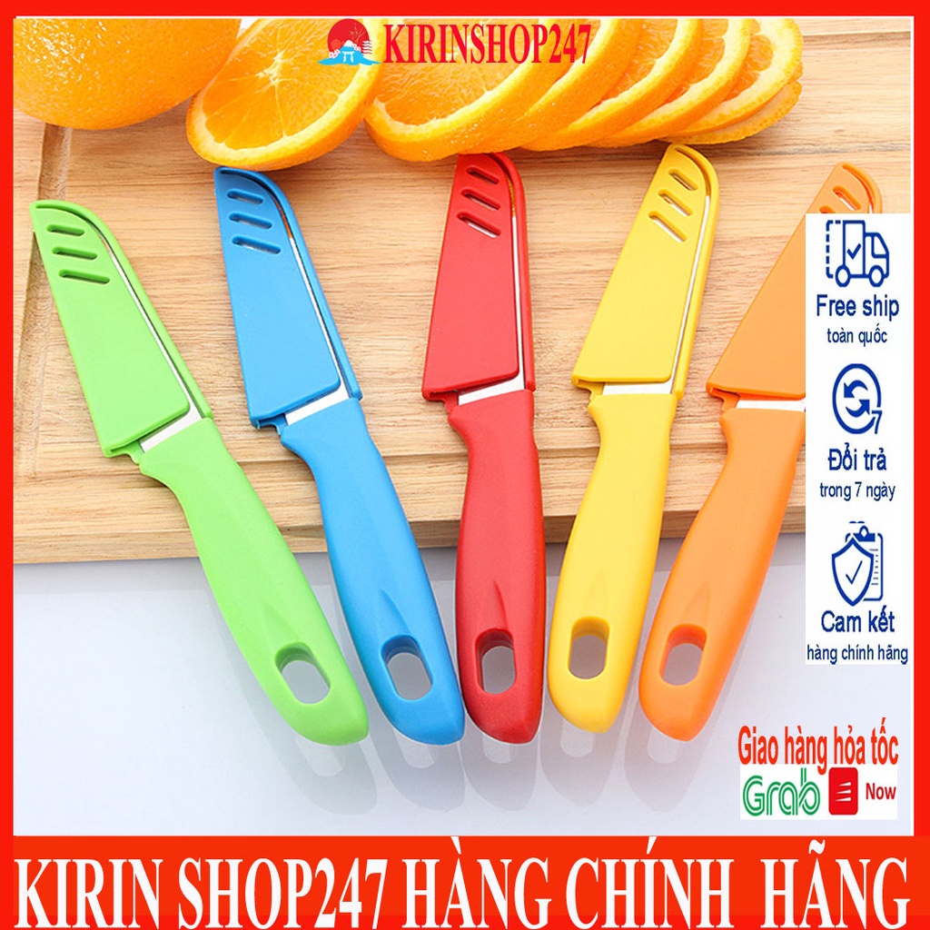 Dao gọt hoa quả có nắp đậy 20cm siêu bén