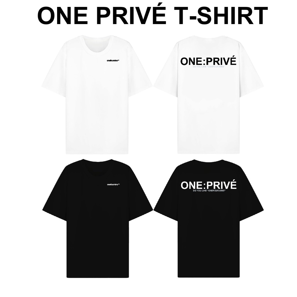 Áo Thun One Privé Màu Trắng