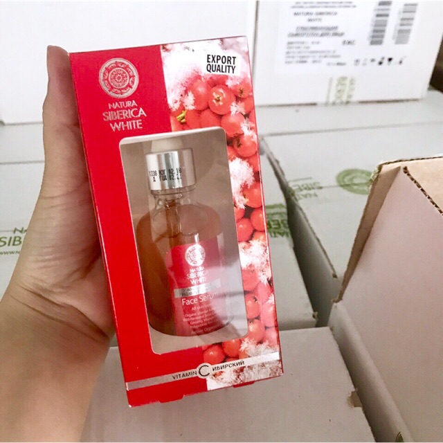 Tinh chất serum trắng da Natura Siberica chiết xuất cây thanh lương trà 50ml