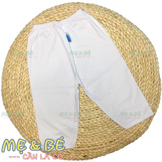 [CHẤT ĐẸP] Quần Dài Cotton Trắng, Quần Dài Cho Bé Sơ Sinh, Quần Thun COTTON 100% Mặc Mát Đủ Size (sơ sinh-80kg)