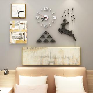 Sticker đồng hồ dạ quang độc đáo sáng tạo dán trang trí tường DIY