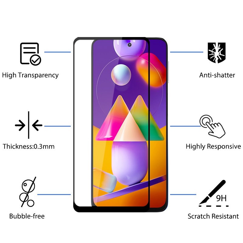 Kính Cường Lực Bảo Vệ Toàn Màn Hình 2 Trong 1 Cho Oppo Realme C3 C 3 Realmec3 Rmx2027 Rmx202
