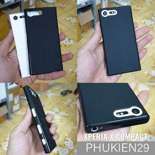 [Sony X Compact] Ốp lưng silicon dẻo đen cao cấp