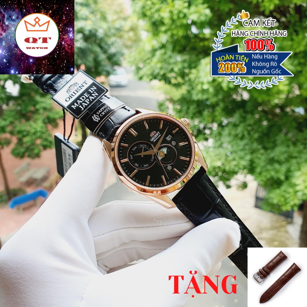 Đồng Hồ Nam ORIENT Sun & Moon Gen 5 RA-AK0309B10B Chính Hãng Tặng Dây Da Cao Cấp