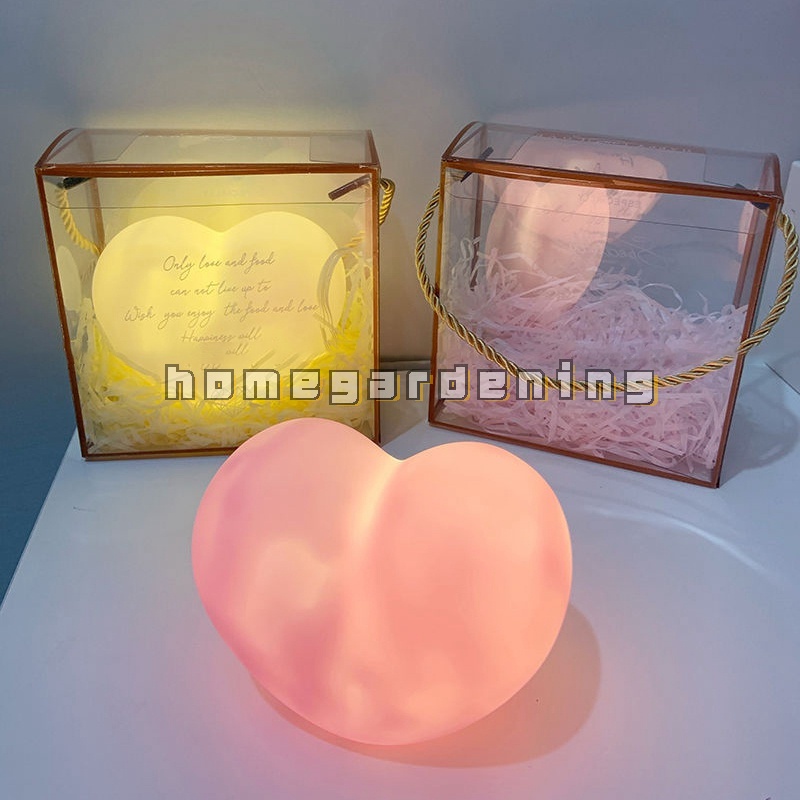 Đèn LED Mềm Hình Trái Tim Trang Trí Phòng Ngủ Cho Bé