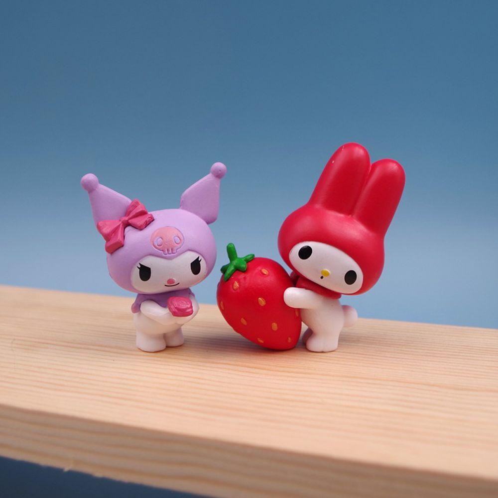 .Set 5 Mô Hình Mô Phỏng Nhân Vật Kuromi DIY Trong My Melody