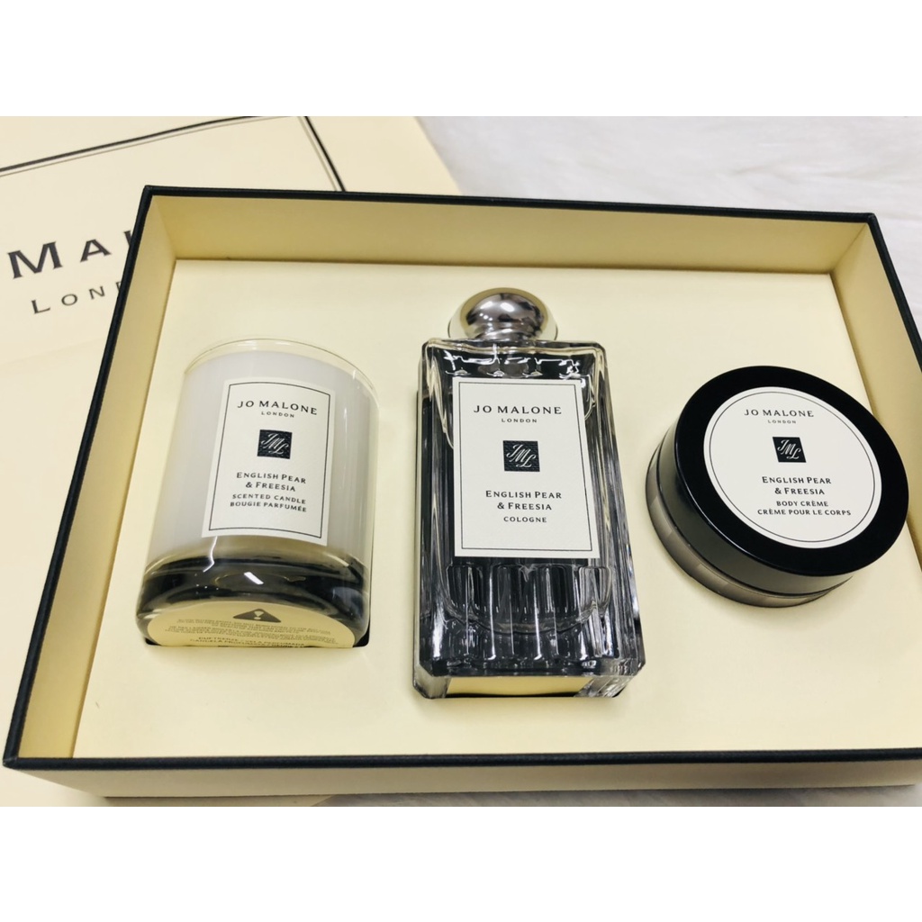 JO MALONE Set nước hoa, nến, kem dưỡng thể JOMALONE ENGLISH PEAR SIÊU THƠM