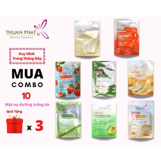 Mặt nạ giấy dưỡng trắng cấp ẩm giảm mụn ha mask THUANPHAT NATURAL COSMETIC