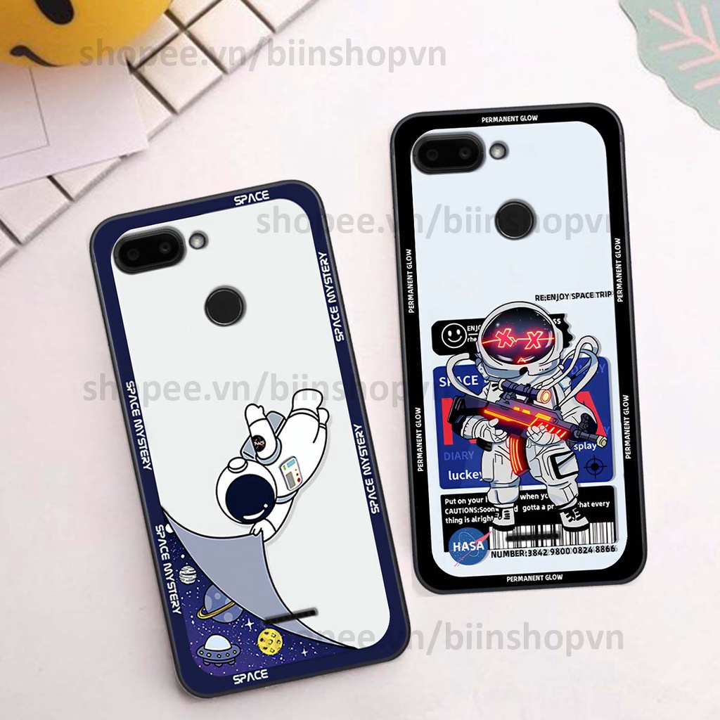Ốp Xiaomi Redmi 6 phi hành gia vũ trụ space.x siêu đẹp, thời trang