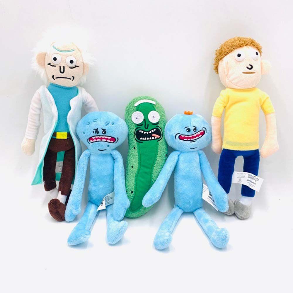 Thú Nhồi Bông Hình Rick Và Morty 25cm Trang Trí Nhà Cửa